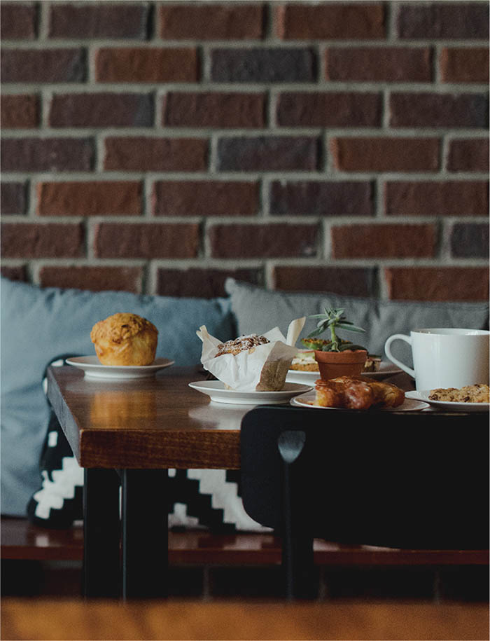 Fresh pastries at the Polly Fox in Abbotsford