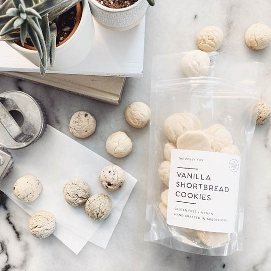 Vanilla Shortbread Cookies